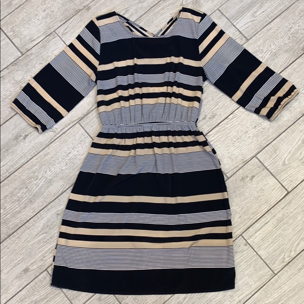 🧵Needle & Thread🧵A-line Striped Dress
